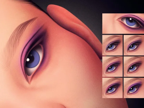 Mix Moonveil Eyeshadow MC19 - The Sims 4 Custom Content