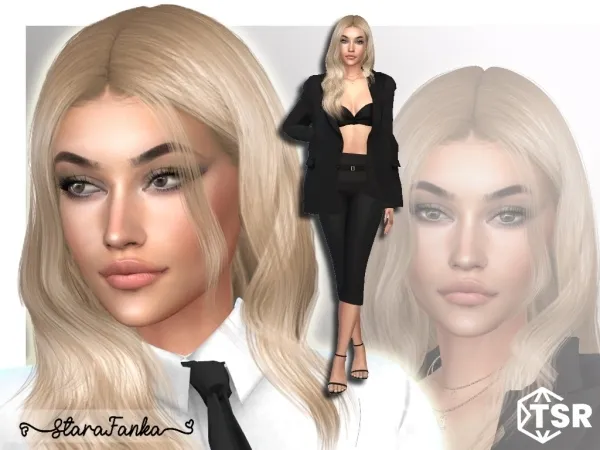 Alpha Sim Rikke Danielsen - The Sims 4 Custom Content