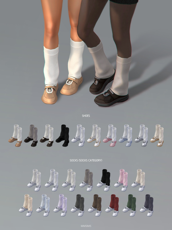 Maxis Match MMSIMS Shoes Girok by simsfinds - The Sims 4 Custom Content