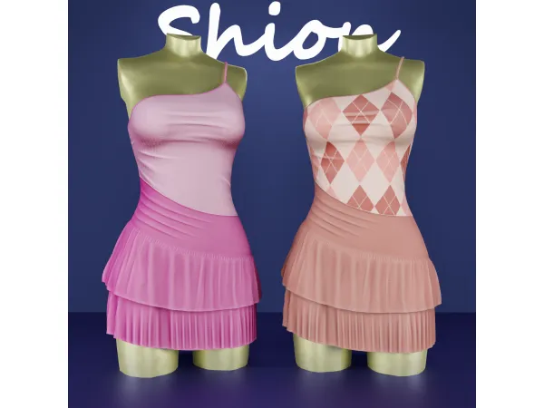 Alpha Shion Mariabell Dress - The Sims 4 Custom Content