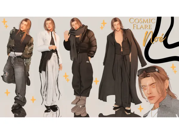 Alpha Cosmic Flare Nou00e9's Lookbook - The Sims 4 Custom Content