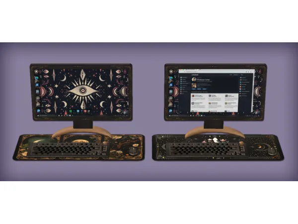 Boohaus Occult Themed Computer by jacky93sims - The Sims 2 Custom Content
