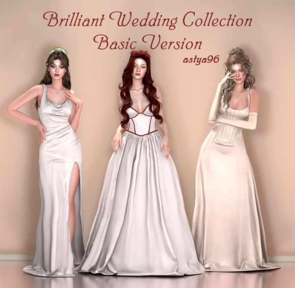 Alpha Brilliant Wedding Collection Basic Verion by simsfinds - The Sims 4 Custom Content