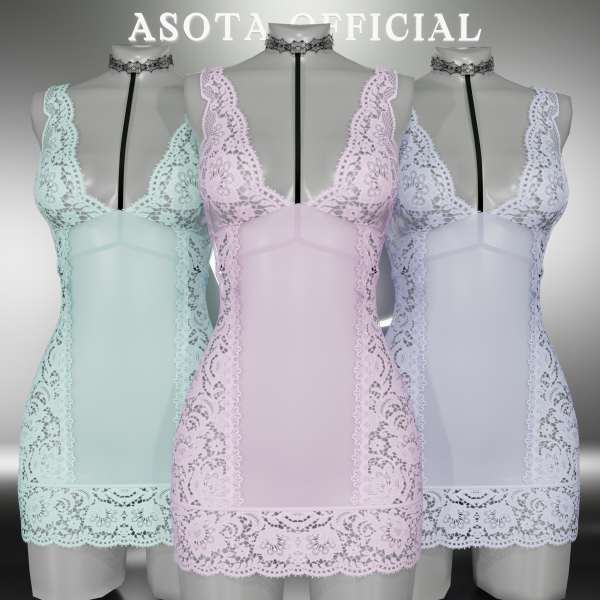 Alpha [ASOTA OFFICIAL] Audy Lingerie by asotaofficial - The Sims 4 Custom Content