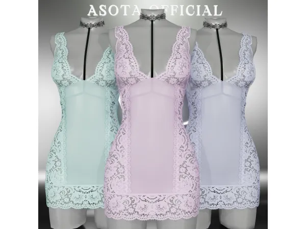 Alpha [ASOTA OFFICIAL] Audy Lingerie - The Sims 4 Custom Content
