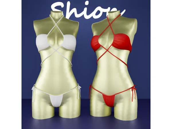 Alpha Shion Glenda Bikini Sets - The Sims 4 Custom Content