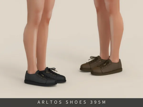 Maxis Match Leather Sneakers Male by Arltos - The Sims 4 Custom Content