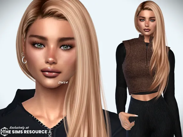 Mix Lucilla Guzzoni - The Sims 4 Custom Content