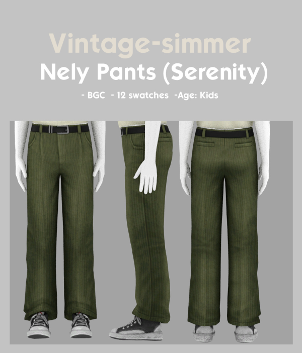 Maxis Match [ Nely Pants ] by simsfinds - The Sims 4 Custom Content