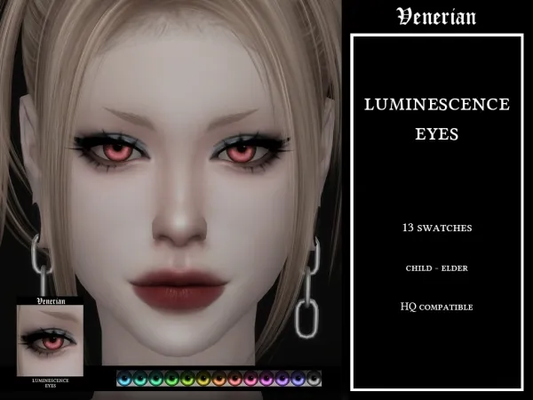 Mix Luminescence Eyes - The Sims 4 Custom Content