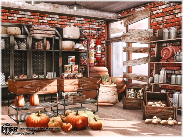 Mix Autumn Pantry - The Sims 4 Custom Content