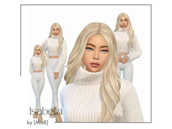 Maxis Match Isabella by MrsBarbiex3 - The Sims 4 Custom Content