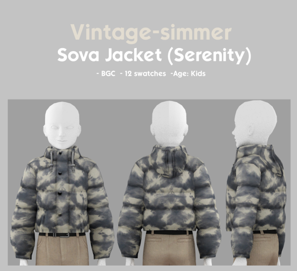 Maxis Match [ Alessi Top ] [ Sova Jacket ] simmer by simsfinds - The Sims 4 Custom Content