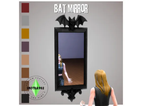 Maxis Match Bat Mirror by Snotra902 - The Sims 4 Custom Content