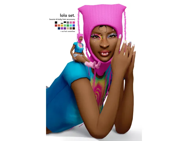 Maxis Match lola set by nsves - The Sims 4 Custom Content