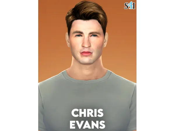 Alpha Sims 4 CAS Chris Evans - The Sims 4 Custom Content