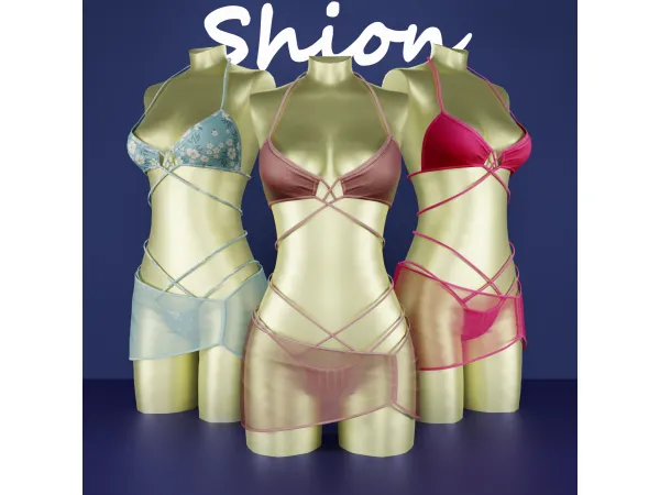 Alpha Shion Emily Bikini Sets - The Sims 4 Custom Content