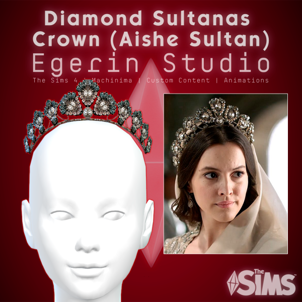 Mix [Egerin] Diamond Sultanas Crown (Aishe Sultan) by simsfinds - The Sims 4 Custom Content