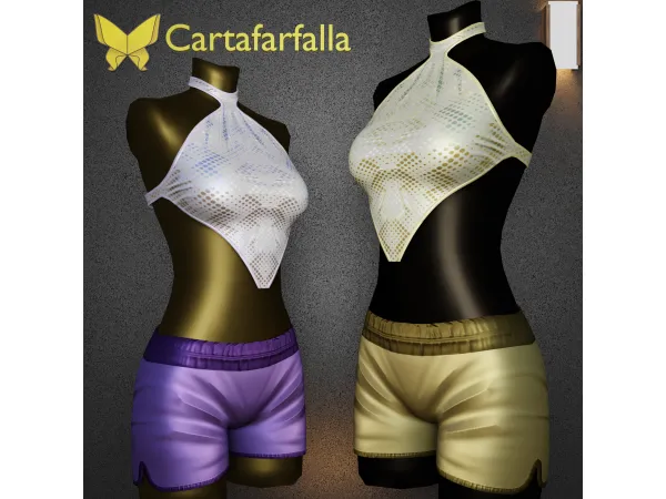 Alpha Cartafarfalla Noctura set - The Sims 4 Custom Content