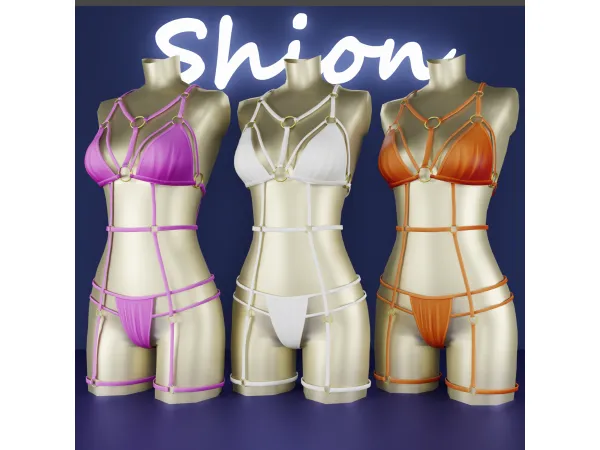 Alpha Shion Samara Linggerie - The Sims 4 custom content