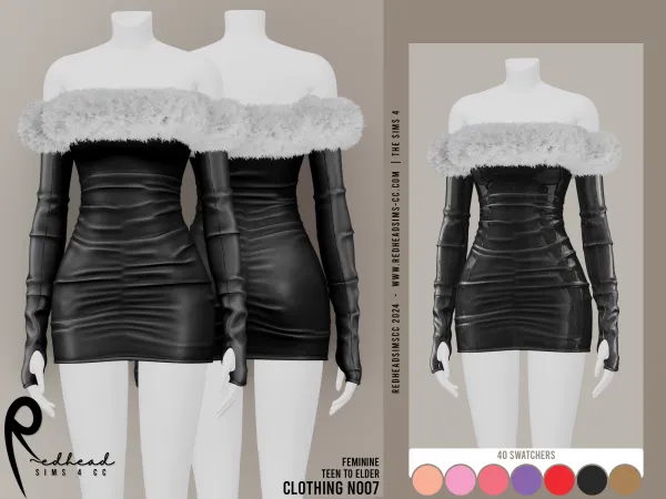 Alpha AF CLOTHING N007 - The Sims 4 Custom Content