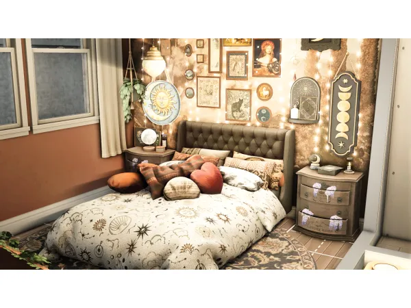 Alpha Naomi's Room by Adelissae - The Sims 4 Custom Content