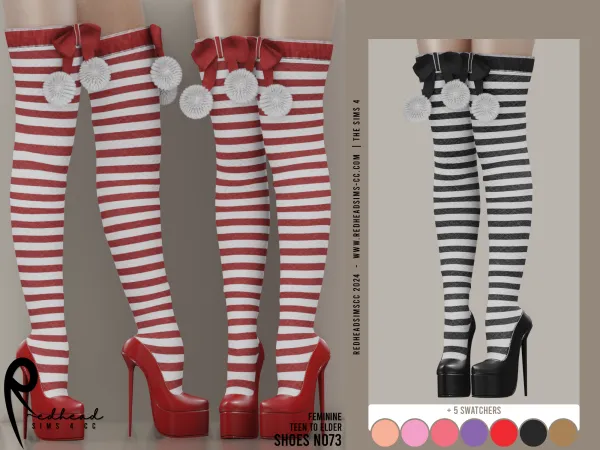 Alpha AF SHOES N073 - The Sims 4 Custom Content