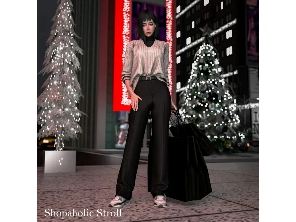 Mix ADVENT CALENDAR Shopaholic Stroll - The Sims 4 Custom Content