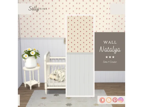 Alpha Wall Natalya - The Sims 4 Custom Content