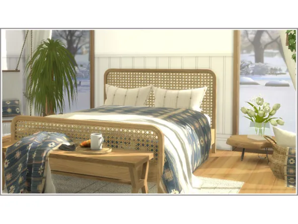 Alpha Stellan Bedroom Set - The Sims 4 Custom Content