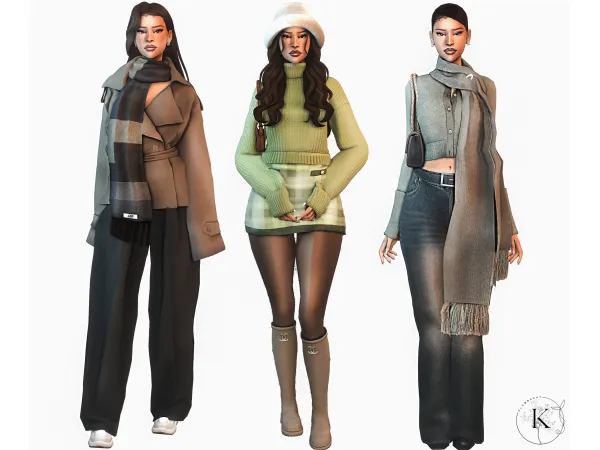 Alpha Eden Thomas Winter lookbook by plumbskat - The Sims 4 Custom Content