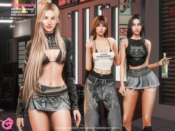 Alpha catarsis redrum top sample - The Sims 4 Custom Content