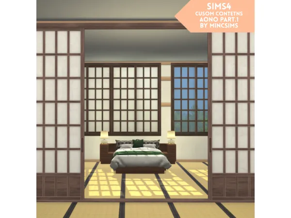 Maxis Match Aono Set Part2 Doors by mincsims - The Sims 4 Custom Content