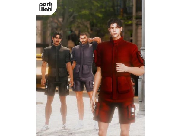 Alpha PARKLIAH ZALE SET (SIMS 4 BLENDER VERSION) - The Sims 4 Custom Content