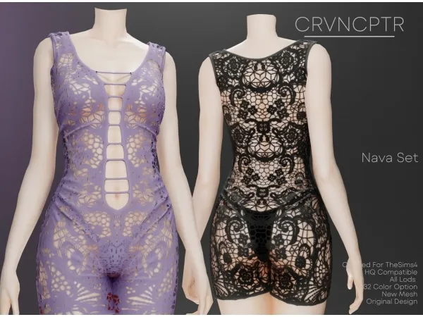 Alpha Nava Set - The Sims 4 Custom Content