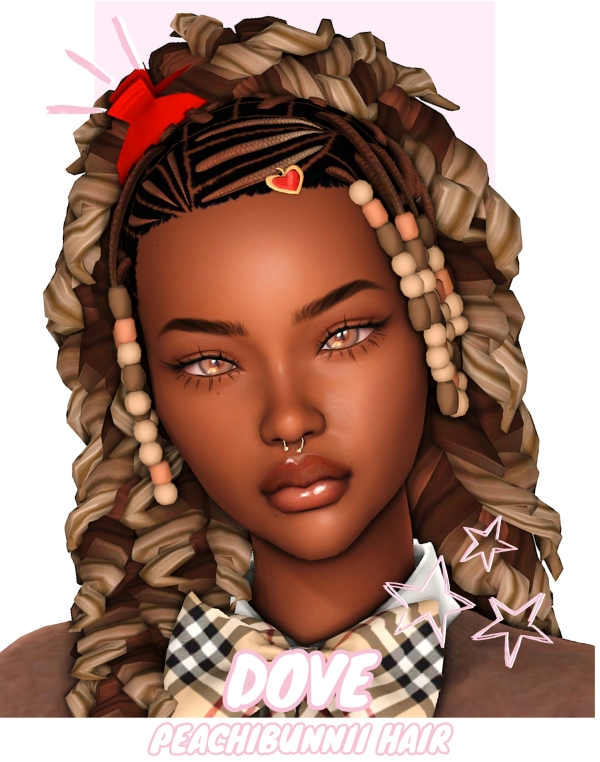 Maxis Match Dove Hair by simsfinds - The Sims 4 Custom Content