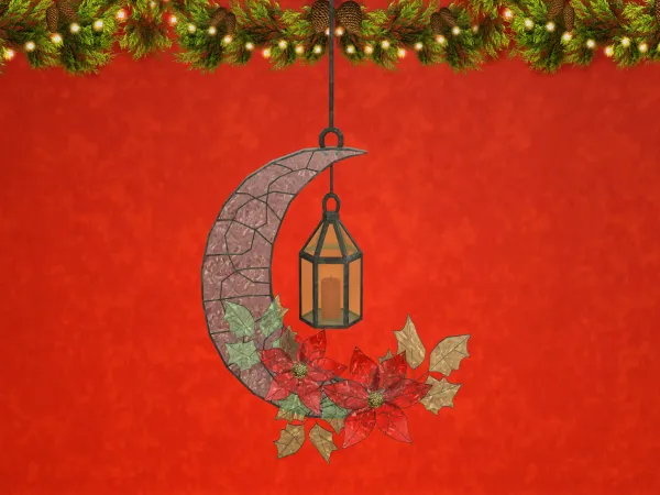 Alpha Modco Advent Calendar Christmas Lamp - The Sims 4 Custom Content