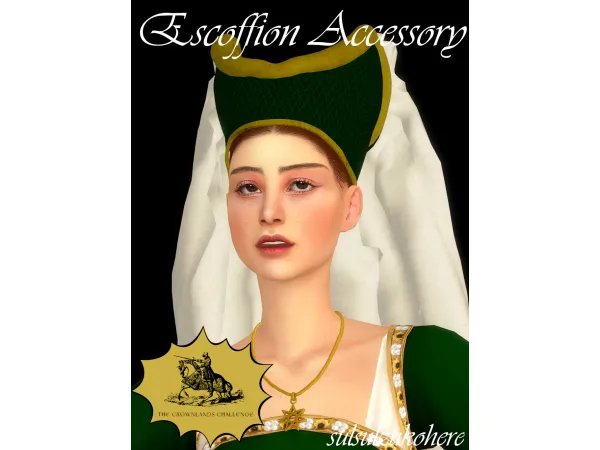 Mix Escoffion Accessory by sulsulzukohere - The Sims 4 Custom Content
