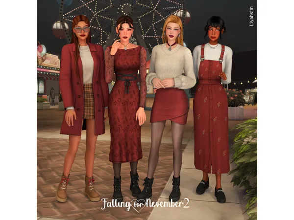 Maxis Match Falling for November 2 - The Sims 4 Custom Content
