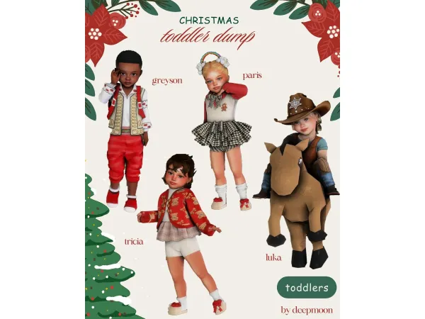 Mix ud835udc02ud835udc21ud835udc2bud835udc22ud835udc2cud835udc2dud835udc26ud835udc1aud835udc2c ud835udc13ud835udc28ud835udc1dud835udc1dud835udc25ud835udc1eud835udc2b ud835udc03ud835udc2eud835udc26ud835udc29 by Deepmoon - The Sims 4 Custom Content