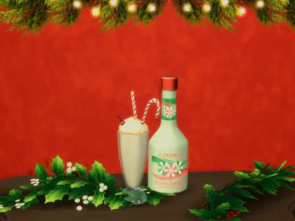 Alpha Modco Advent Calendar Drinks - The Sims 4 Custom Content