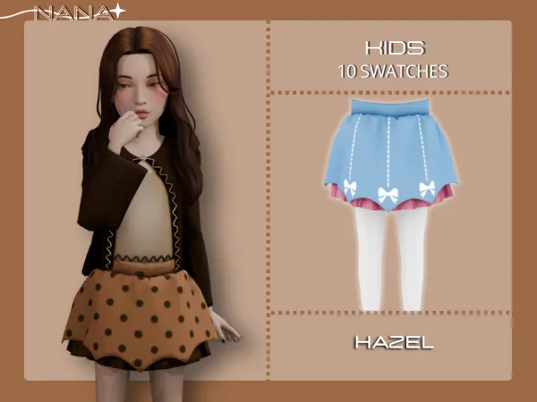 Maxis Match 7NANA (Hazel) Layered Skirt - The Sims 4 Custom Content