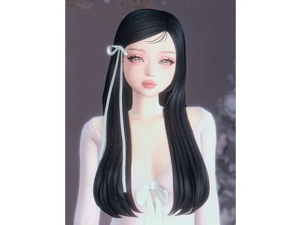 Maxis Match Lovely Hair atomiclight - The Sims 4 Custom Content