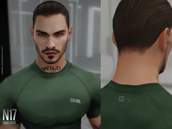 Alpha HAIR BASE N17 Pack Ginger (FREE) - The Sims 4 Custom Content