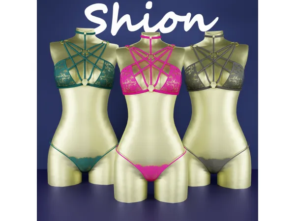Alpha Shion Luna lingerie - The Sims 4 Custom Content