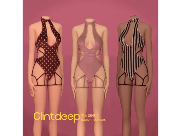 Maxis Match Clintdeep Kaylee Bodysuit - The Sims 4 Custom Content