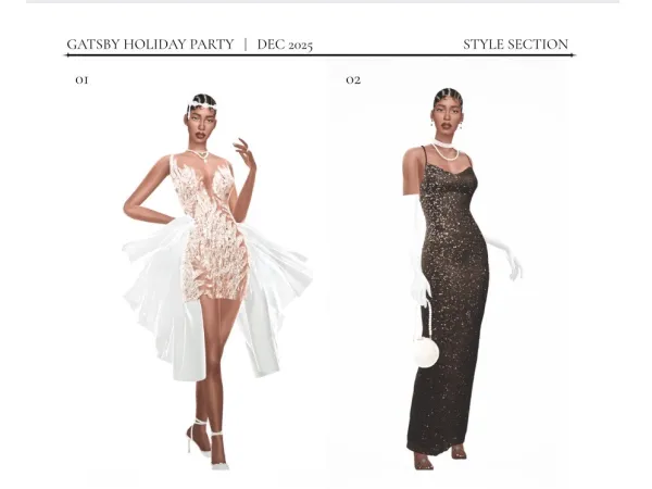 Holiday Party | Gatsby-themed Lookbook feat. Octavia Baileymoon by magnoliadale