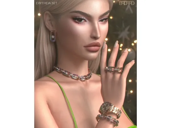 Alpha ERYTHEIA SET by bradfordsims - The Sims 4 Custom Content