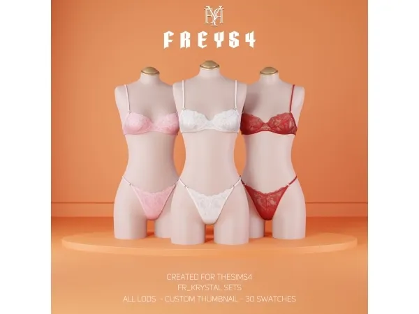 Alpha FR_Krystal Sets - The Sims 4 Custom Content