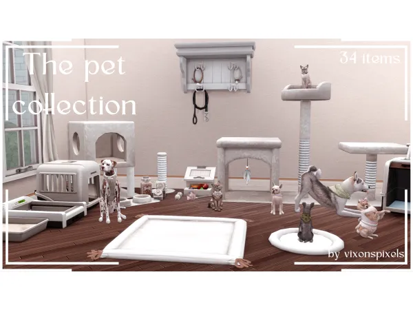 Maxis Match The pet collection by vixonspixels - The Sims 4 custom content